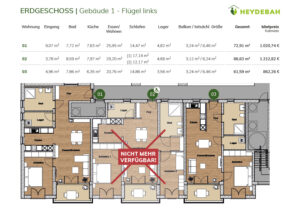 HEYDEBAH Grundrisse Mietpreise